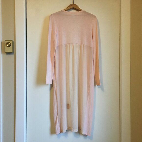 Powder Pink Open Duster Princess Babydoll Cardigan - Picture 3 of 12